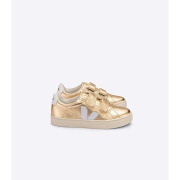 Veja ESPLAR CHROMEFREE Kids' Shoes Gold | CA 725HAP